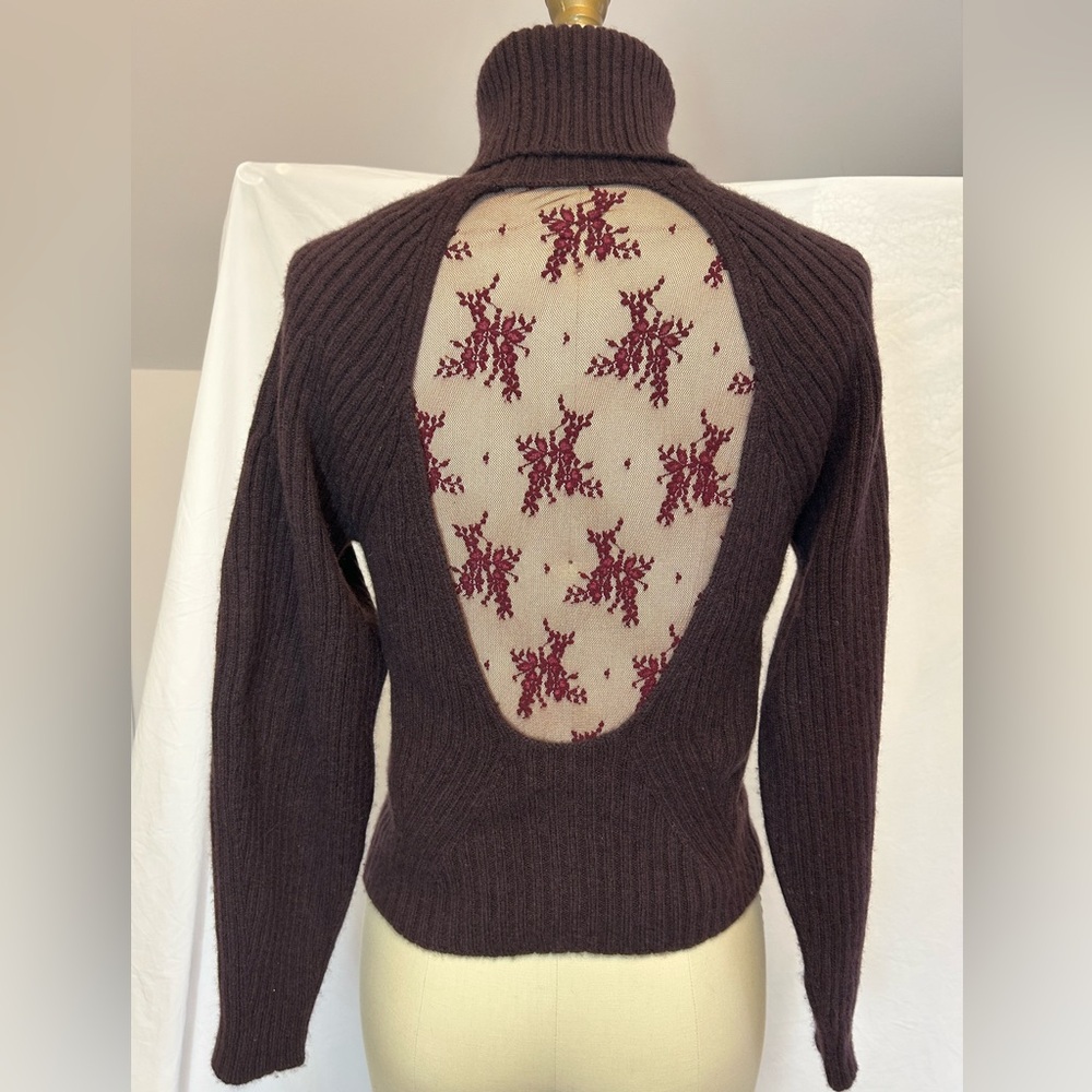 Vince Cashmere Sweater in Rich Maroon